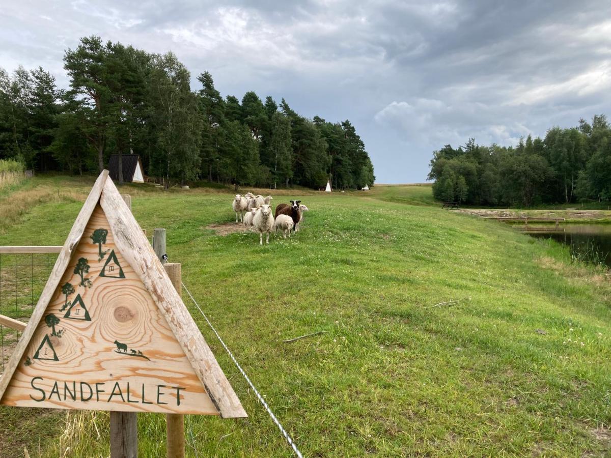Sandfallet Glamping Laholm Kültér fotó